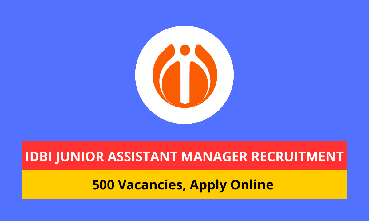 IDBI Junior Assistant Manager Recruitment 2024